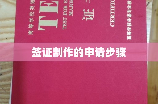 凤山签证制作的申请步骤